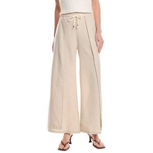 Madison Miles Womens 2Pc Top & Pant Set, White